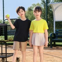 【红塔】儿童圆领T恤 幼儿园演出服 校园班服 纯色宽松休闲衫 印字