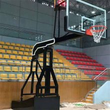 豪华型智能电动液压篮球架 弹性升降篮球框子 可移动