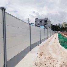 桥底施工围挡 轻型装配式工字钢围栏 市政项目建筑临时围墙
