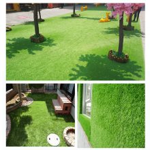 公园人造草地网 绿色运动场草坪网 围挡绿化仿真草皮