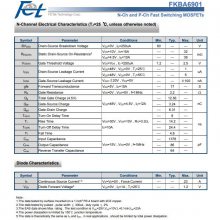 Fet FKBA6901 NP˫·MOSFET ԴӦ