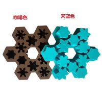 12连多种形状硅胶冰格DIY手工硅胶巧克力模具立体翻糖烘焙模型