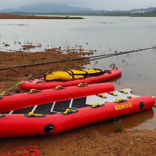 消防急流救灾充气筏水上漂浮船10把手多功能水上救援船急流浮板雷力