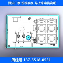 梧州蒙山小区泵站无二次增压负压恒压加压生活供水变频系统箱式给水设备