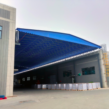 鑫建华 消防通道 悬空式电动雨棚 镀锌管 操作方便