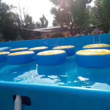 供应移动水上乐园充气水池租赁可定制儿童游泳池大型户外充气水池