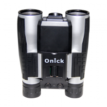 Onick VP-880多功能数码双筒望远镜12倍可拍照录像摄影带屏望远镜可外接屏