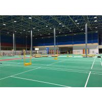硅PU羽毛球场建设 运动跑道造价 体育围网灯光