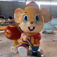 卡通人偶雕塑价格 玻璃钢卡通雕塑专属定制