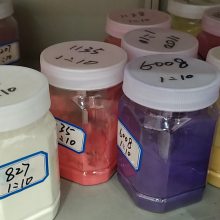 无锡光彩塑染 塑胶配色 色粉颜料色母 塑料染色着色剂abs/pp/pe/pc