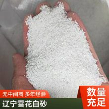 10-20目草坪填充用雪花白石英砂 玻璃铸造用纯白普白石英砂滤料