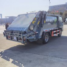 3吨4方城市管理环卫作业车 蓝牌压缩式垃圾车