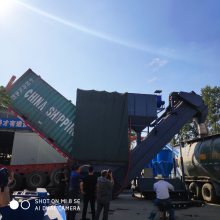 散运水泥粉拆箱卸车机 1000型集装箱矿粉中转罐车无尘型设备