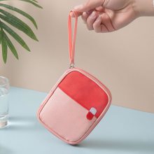 家用布艺药品收纳箱手提大号防水装药整理收纳袋旅行***急救包