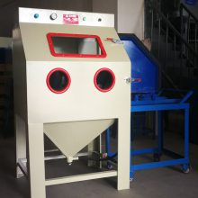 小型手动推车喷砂机 灯具模具表面美化