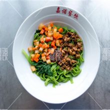 菠菜面教学 西安学做面食技术