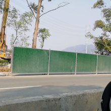 江苏省南京市彩钢夹芯泡沫围挡道路安全隔离护栏围蔽