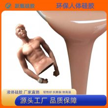 仿***肤柔软环保硅胶 高弹性肤色液体硅胶材料