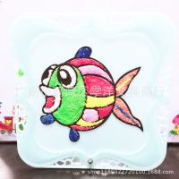 儿童雪花泥DIY相框支架套装幼儿园学习手工益智玩具粘土彩泥