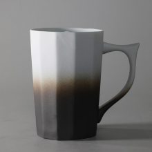 ***手工骨瓷杯子 陶瓷马克杯咖啡杯碟 北欧式陶瓷描金杯