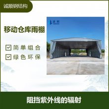 南 开大型移动推拉棚 工业钢架加工篷 仓储活动雨棚 搭建方便 速度快