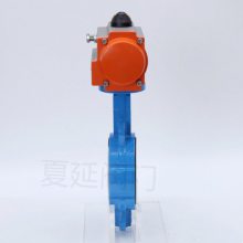 气动四氟对夹式蝶阀 D671F-16Q 进口***气动蝶阀