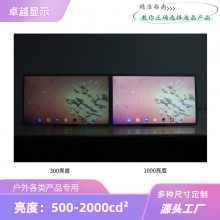 10.1寸/户外广告机液晶高亮屏/工业宽温/-20-70℃/1000亮度/1280*800/选配触摸