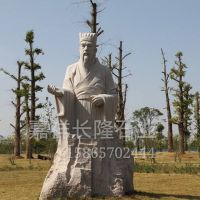 厂家直销石雕人物 古代人物 名人武士 公园广场商业街人物雕塑像