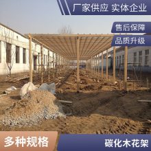 碳化木葡萄架别墅花园设计施工防腐木花架家庭小院胜杰腾达