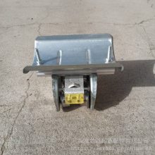 304不锈钢滑车 行车工字钢10号电缆滑车 电缆拖线滑车