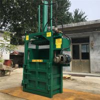 启航打包机 半自动塑料瓶压扁机 编织袋打块机厂家