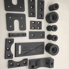 阳泽供应黑色POM机械塑料零件CNC加工聚乙烯垫块滑块尼龙异形件