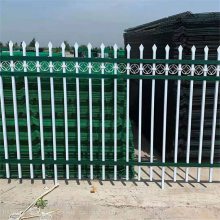 锌钢护栏 厂区围墙栏杆 钢管焊接护栏