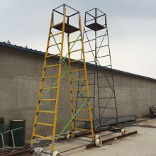 接触网施工绝缘梯车轻型防滑铁路检修梯车高度可调铁路作业车