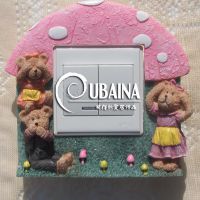 樹(shù)脂開(kāi)關(guān)貼墻貼創(chuàng)意田園花卉歐式插座貼家居裝飾品工藝品開(kāi)關(guān)套