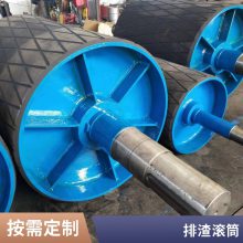 供应 包胶增面滚筒 无动力传动滚花辊筒 多规格