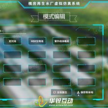水务数字孪生_3D智能污水厂_VR工厂全景漫游_广州华锐互动