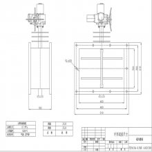 FD941W电动超高温双相钢散热方形蝶阀