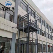 导轨式升降机厂家宁瑞牌SJD型导轨升降机室内外商用货梯