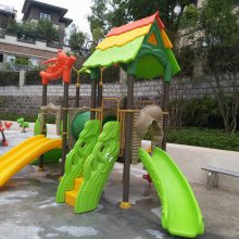 小区儿童乐园玩具游乐设施塑料滑梯 金属滑梯 重庆戈雅雕塑