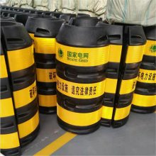 高压线杆保护桶 电线杆反光防撞桶 线杆防护桶供应商 金淼