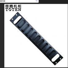 机柜加厚金属理线槽12档24口图腾机柜机架网络配线器