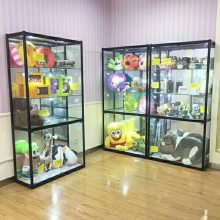 天津中峰钛合金乐高玩具模型展示柜玻璃饰品展示柜精品货架定做