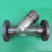 PVC法兰过滤器 塑料Y型过滤阀 PVC过滤器 透明法兰过滤器