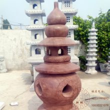 寺院佛塔庭院石雕石灯石塔摆件园林雕塑汉白玉舍利塔祠堂寺庙香炉