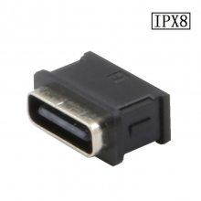 防水TYPE-C 立式 无耳6PIN ,防水USB,防水等级IPX8,***测防水