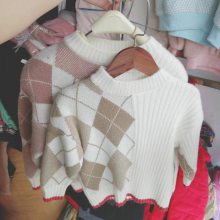 山东东营童装毛衣批发3-10岁自己进货在家卖服装时尚加厚儿童装羽绒服