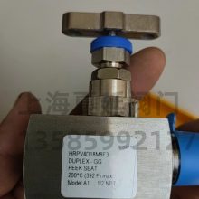 HNVS8FF派克PARKER不锈钢仪表阀内螺纹截止阀丝扣针型阀