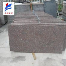 北方花岗岩五莲红光板 广场路面铺路用五莲红光板材