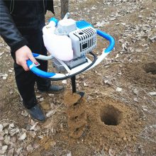 佳诚 小型四冲程汽油便携式挖坑机 种植手提打洞机 螺旋钻头钻坑机